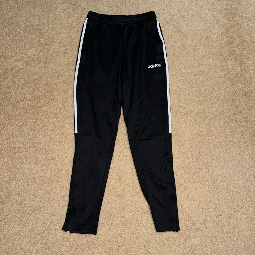 Black and White Adidas Sweatpants